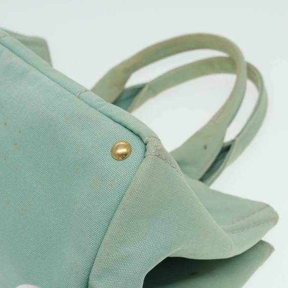 PRADA Canapa GM Hand Bag Canvas Green Auth hk1388 - Picture 11 of 16